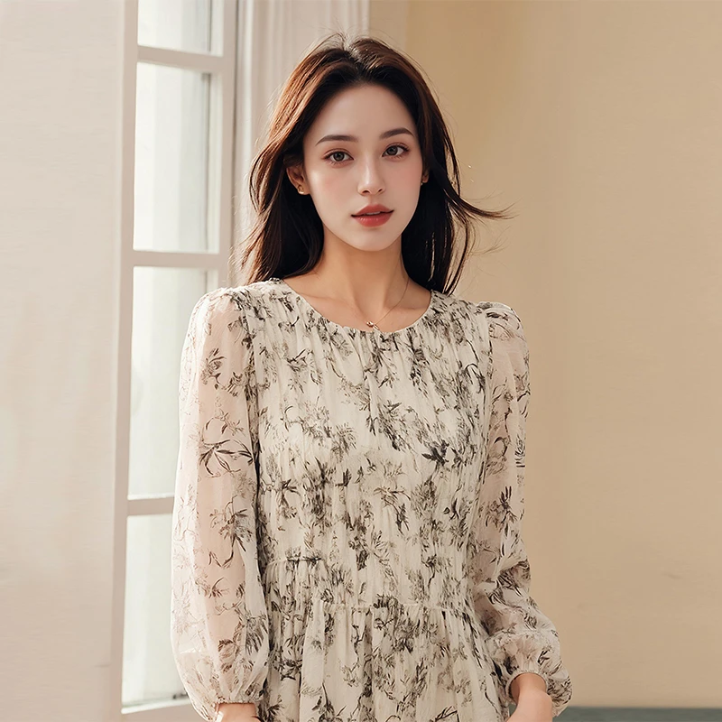 【TA】两件套气质优雅女人味连衣裙2025春季新款撤柜女装