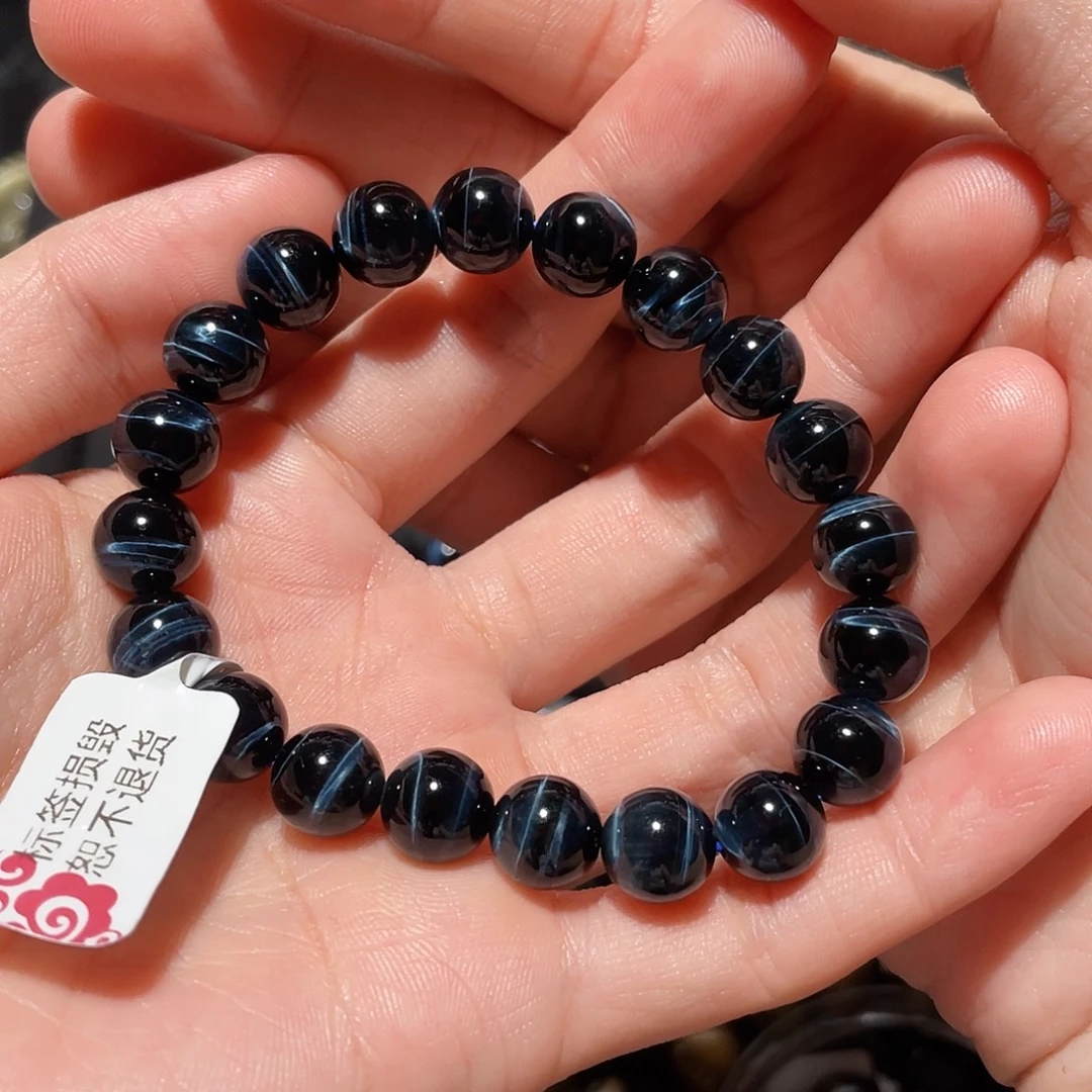 揪***子木变石（虎睛石）未镶嵌手链
