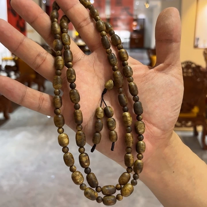 手串沉香海南白棋枣珠长串（多样性发其一）