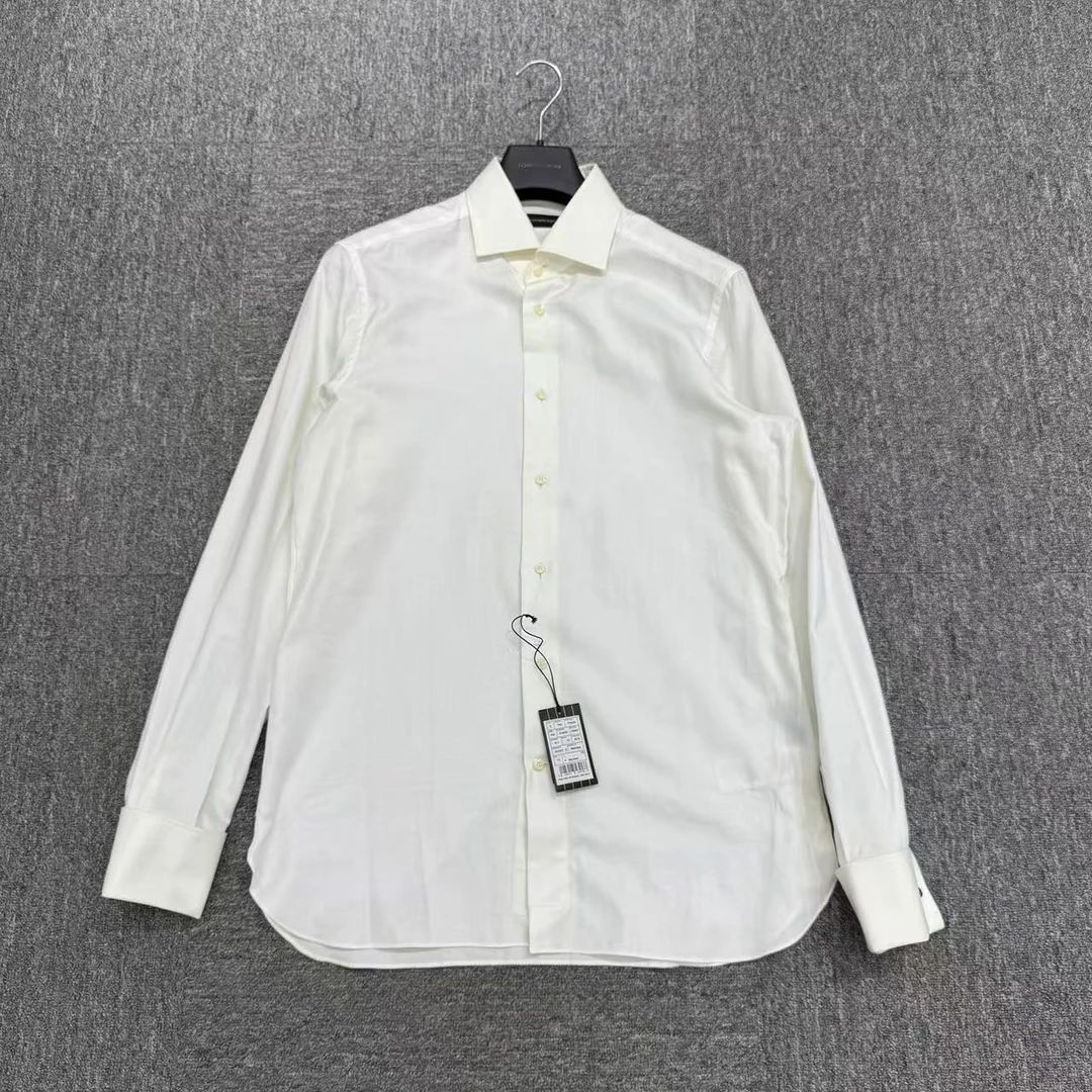 99新 ZEGNA 纯白衬衫/40码/编码17056