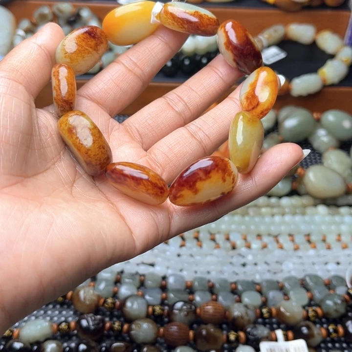 一***二和田玉未镶嵌手链