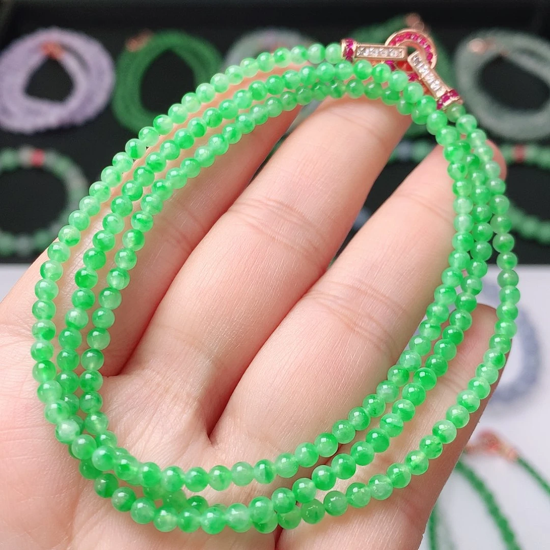 翡翠未镶嵌手链翡翠