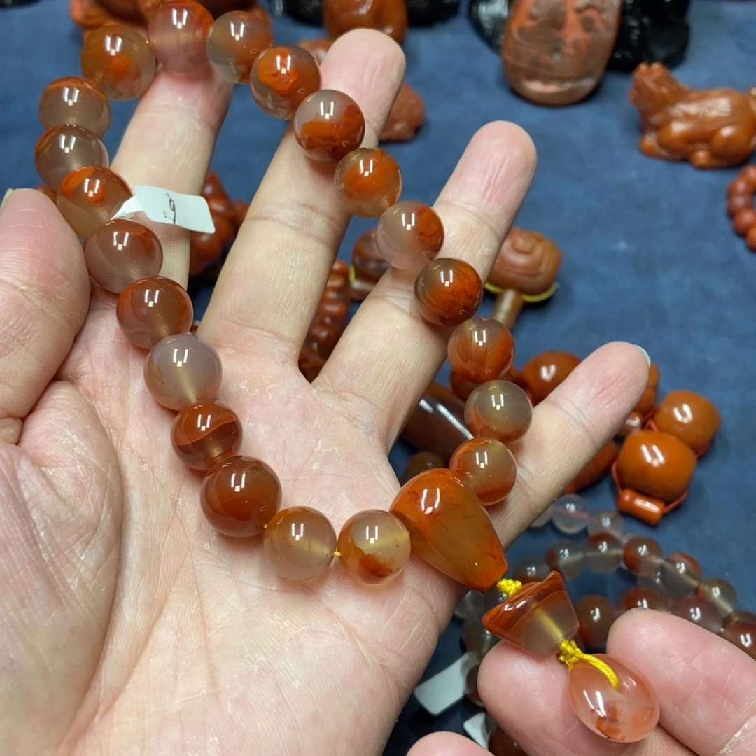 南红玛瑙未镶嵌手持