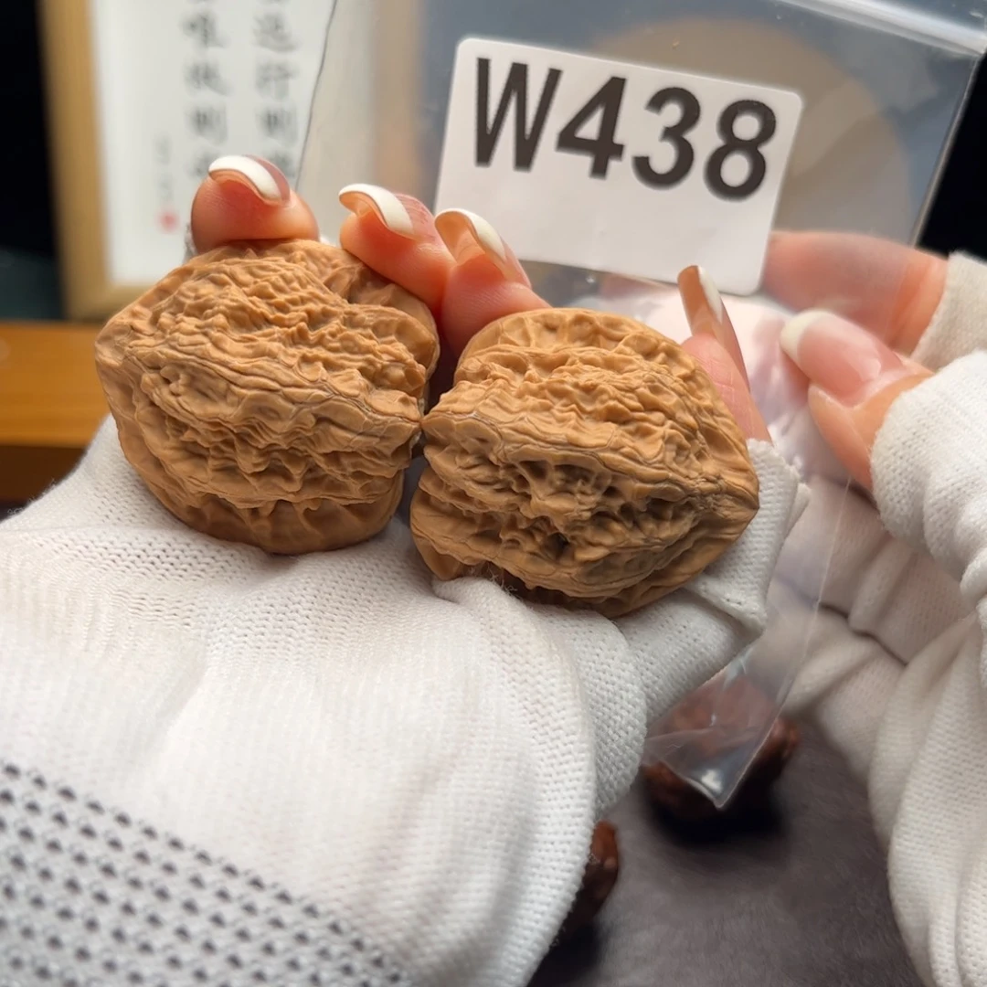 文玩核桃把件哈***哈38火焰w 438