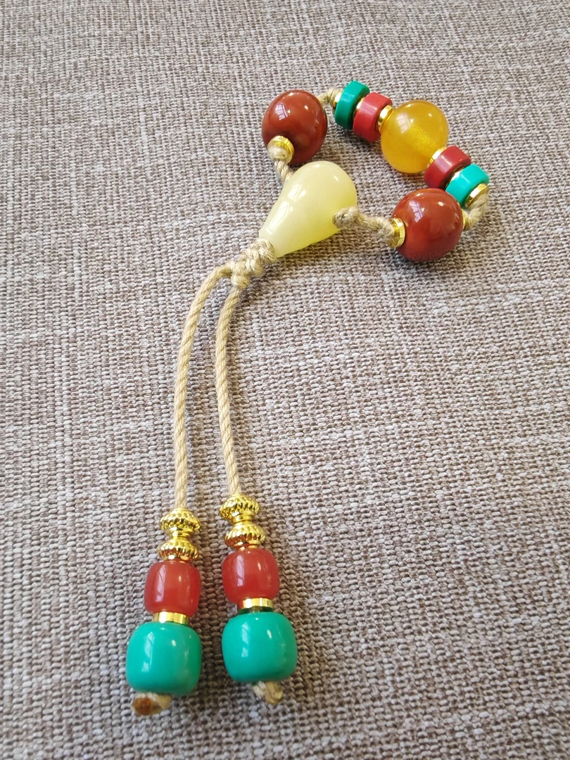 5-9蜜蜡三通套（散着发货，回家自己穿）