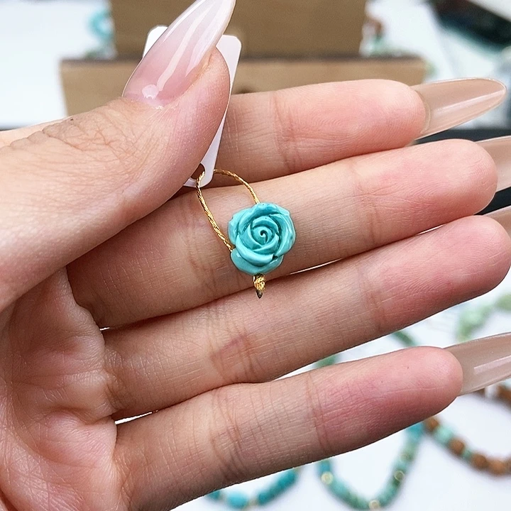 未镶嵌绿松石珠宝奇石