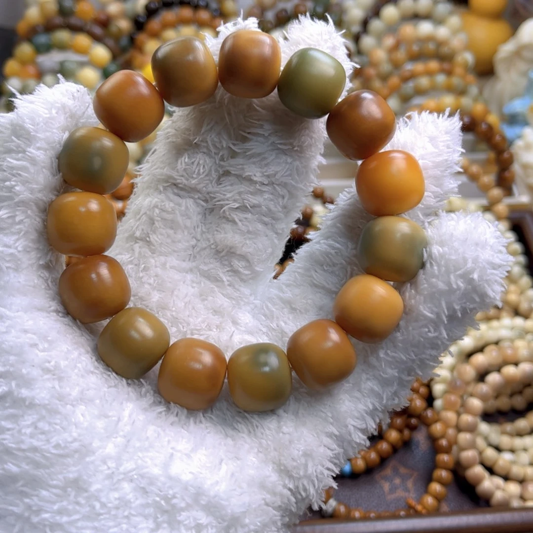 菩提根/象牙果手串新款干磨微瑕18