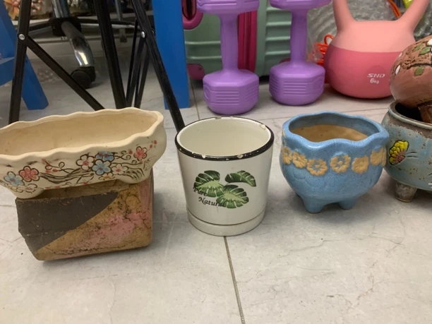 各种款式景德镇小花盆(6个)
