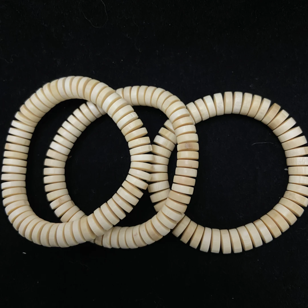 药片手串猛犸牙特价福利款 鬼Q文玩（有伤哦哥哥们）