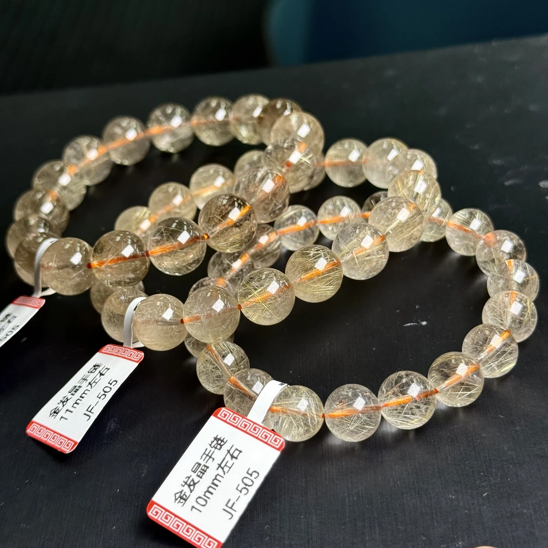 【高品维纳斯】天然金发晶维纳斯金发高透细发招财水晶多样性发一件