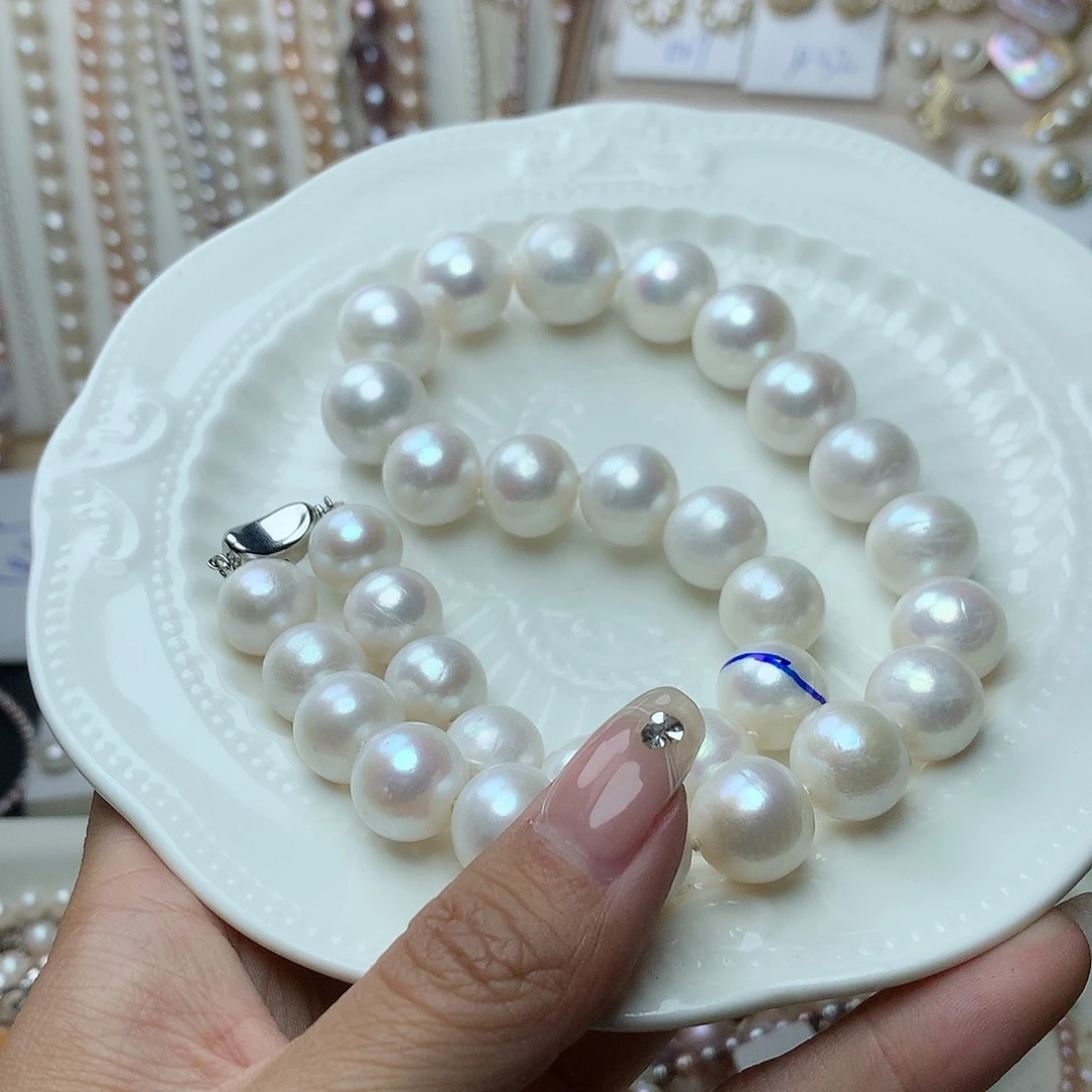 淡水珍珠13-15未镶嵌t30项链