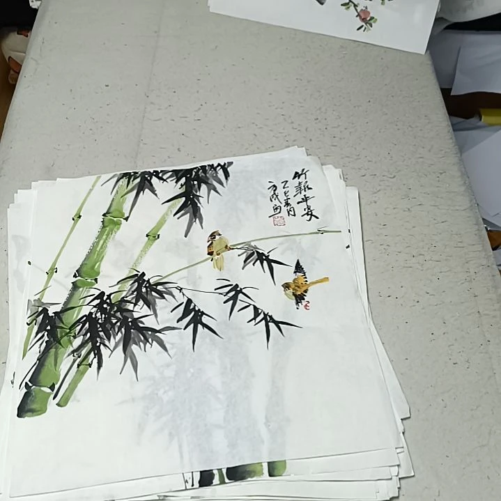 国画江**船国画花鸟花鸟国画