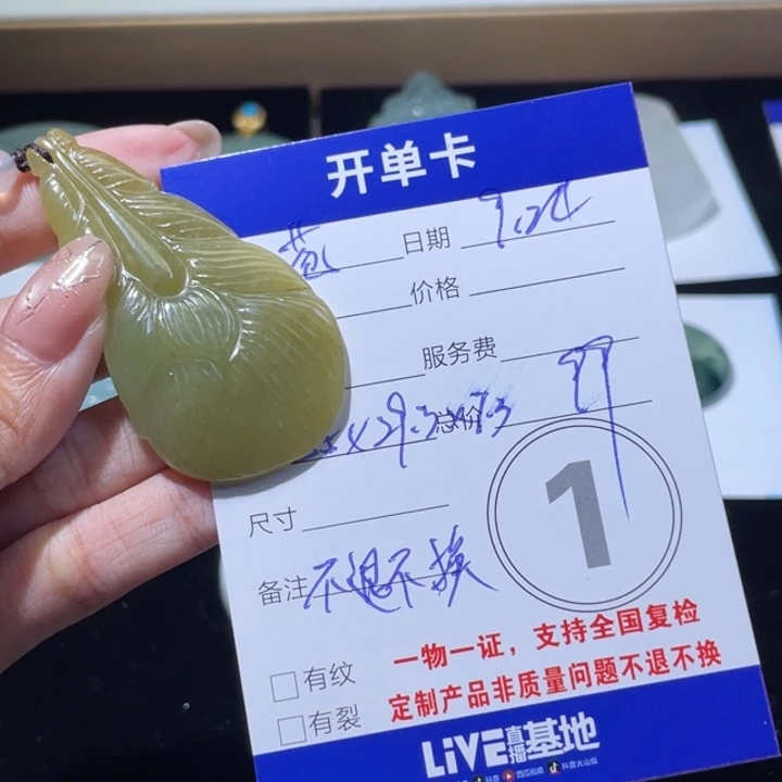 苍***涛翡翠未镶嵌颈饰羽毛