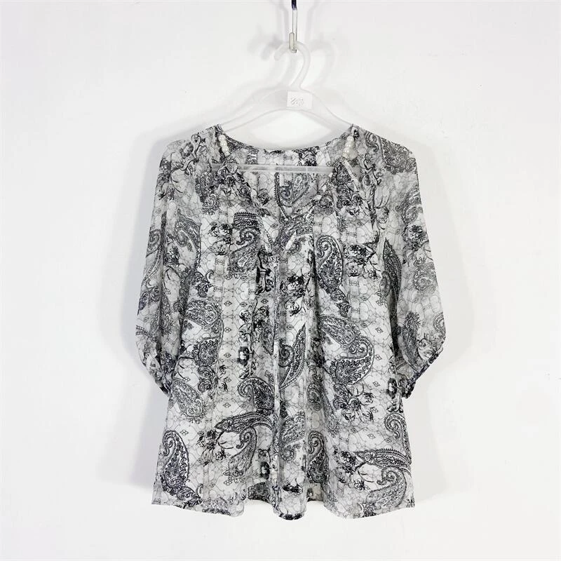 【77衣橱】ED8790精品女装上衣短袖T恤气质轻奢【红人上新】K