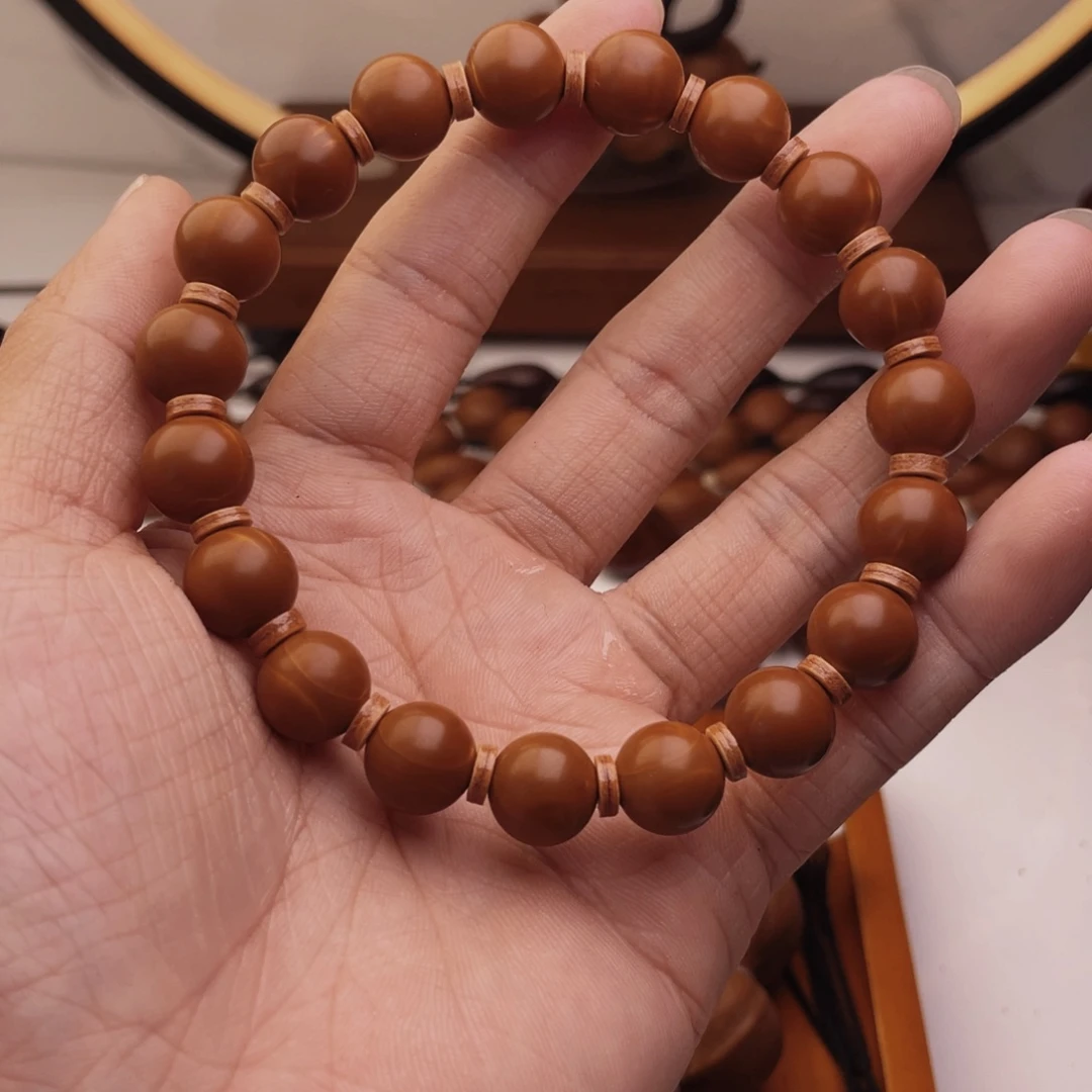 手串/手链橄榄核11.3尺寸铁核正圆光珠小尺寸