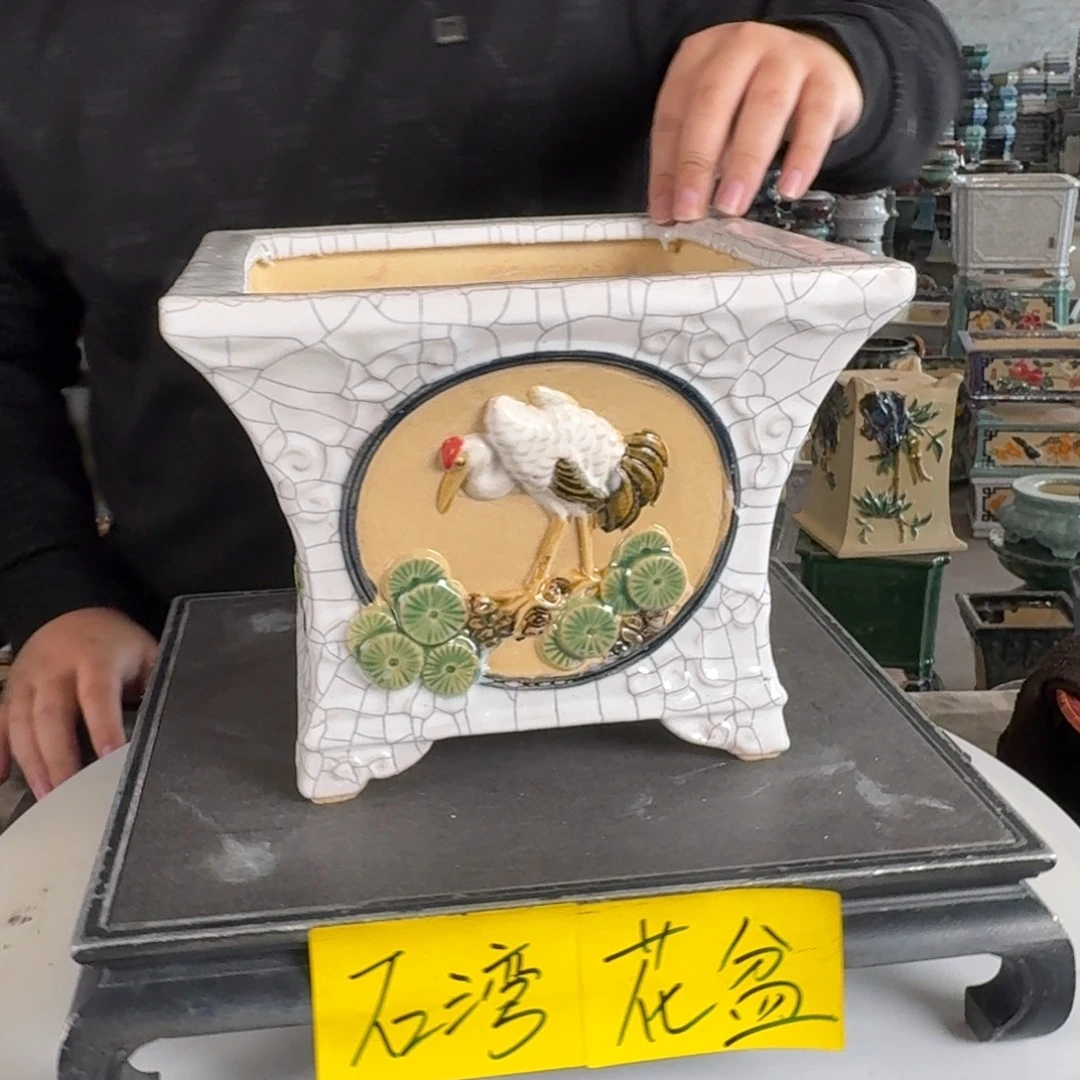 。一风堂石湾花盆 内18*15