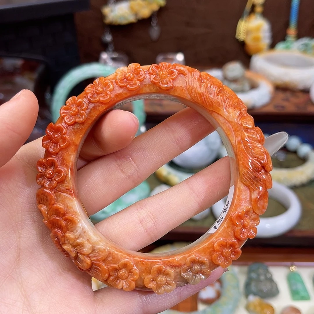 熙***～翡翠未镶嵌手链手镯