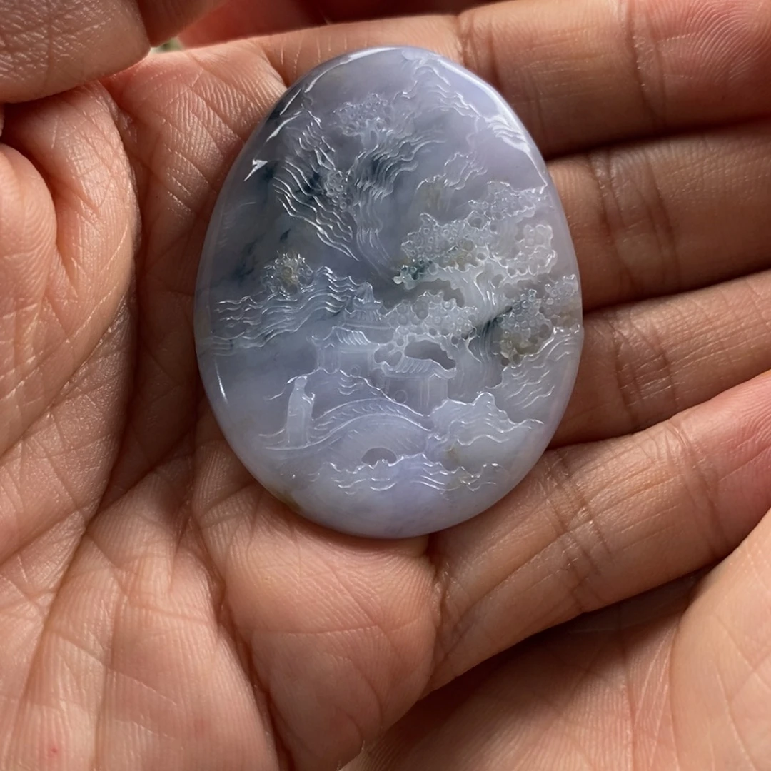 颈饰未镶嵌翡翠天然缅甸翡翠a货