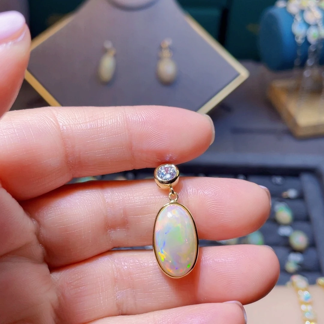 欧泊手链〉银S925镶嵌风*