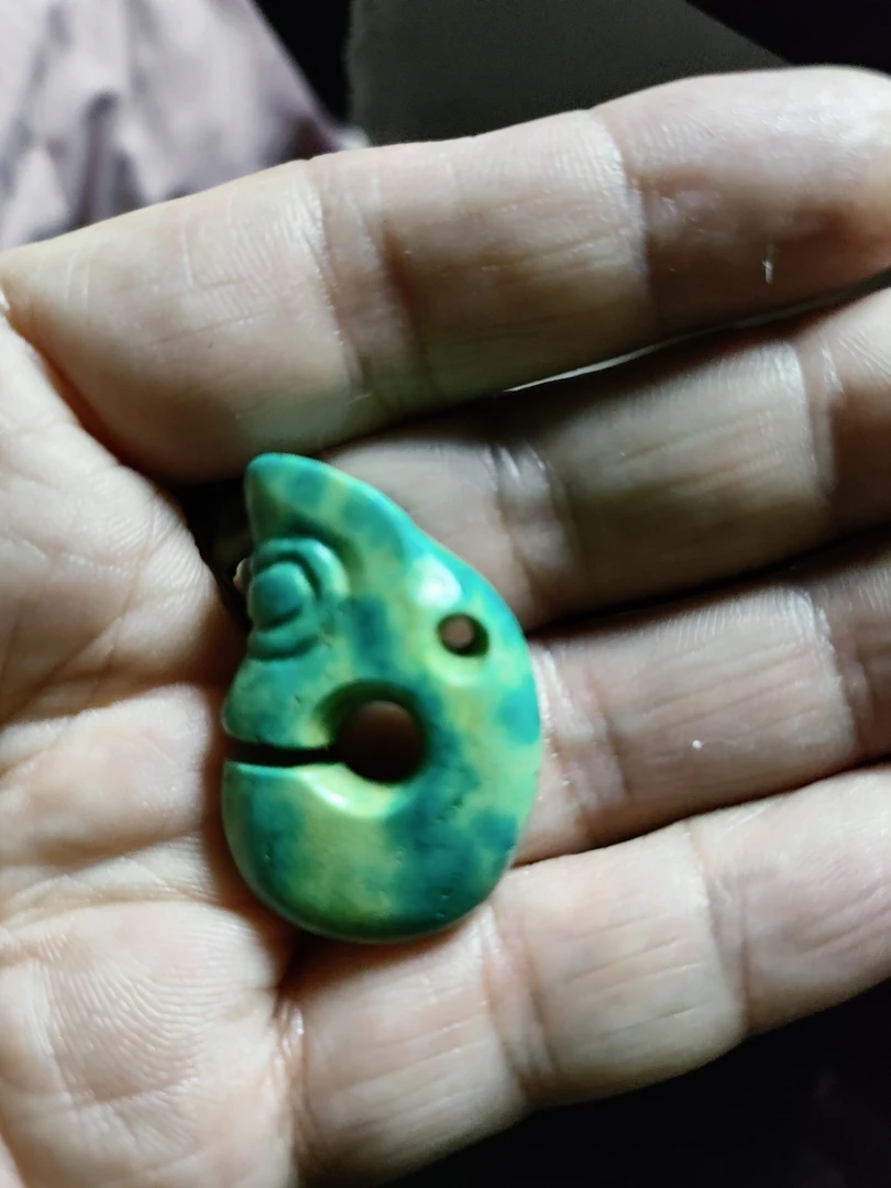 河磨奇石猪龙形形件