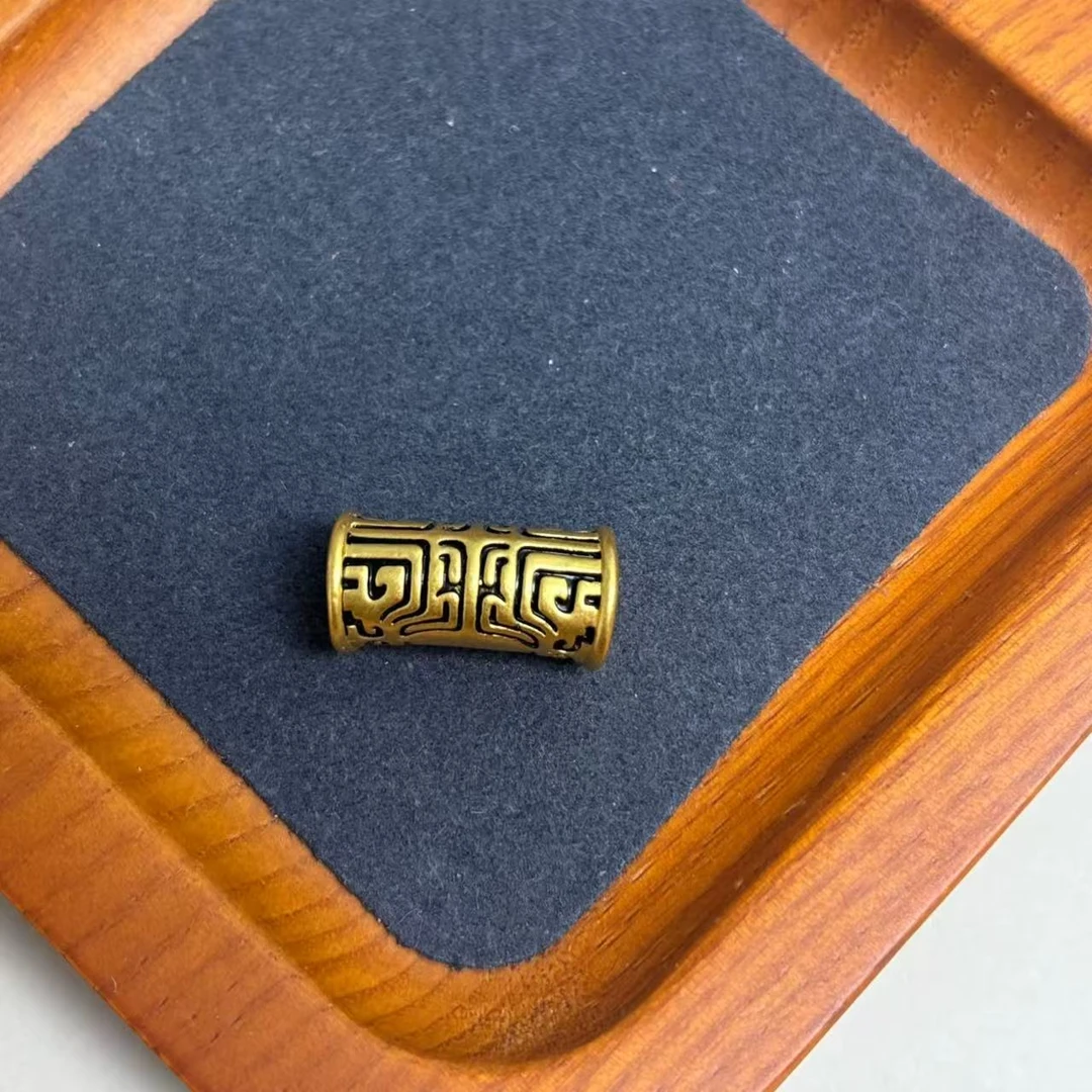 米来金铺足金饕餮弯管（配件）WH1331