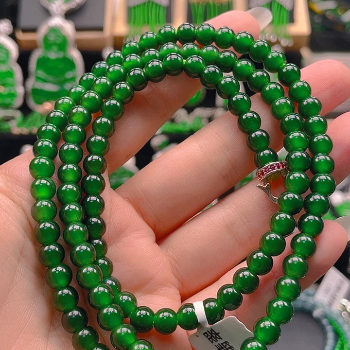 翡翠未镶嵌颈饰255866