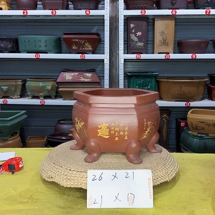 紫砂花盆宜兴紫砂厂
