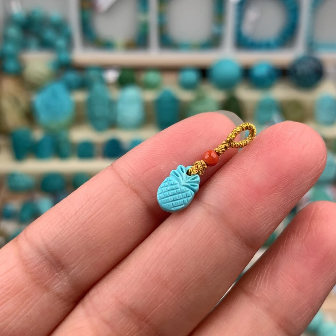 未镶嵌绿松石珠宝奇石