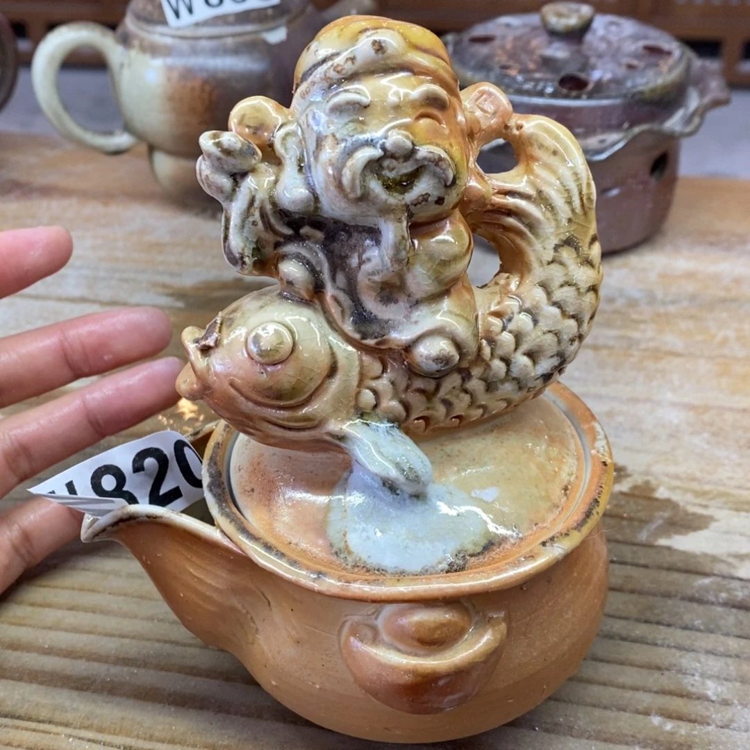 陶园柴烧 精品高货820瑕疵磕到了