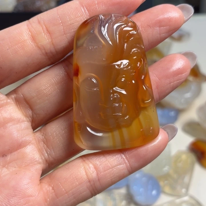 玛瑙/玉髓未镶嵌吊坠(不含链)