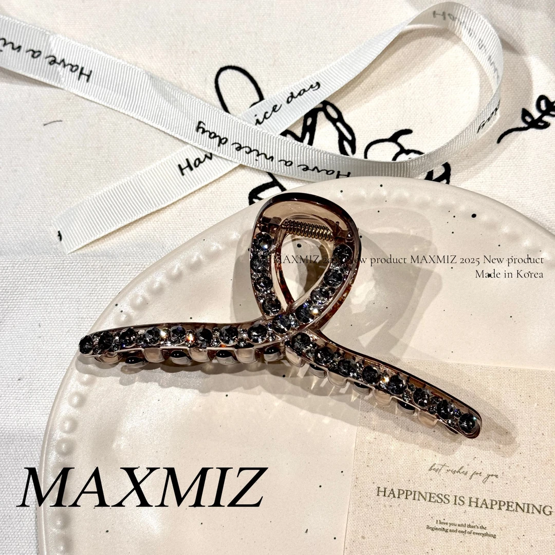 东大门 韩国新款闪钻精致抓夹重工高奢款 2226