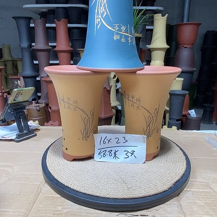 紫砂花盆紫砂花盆