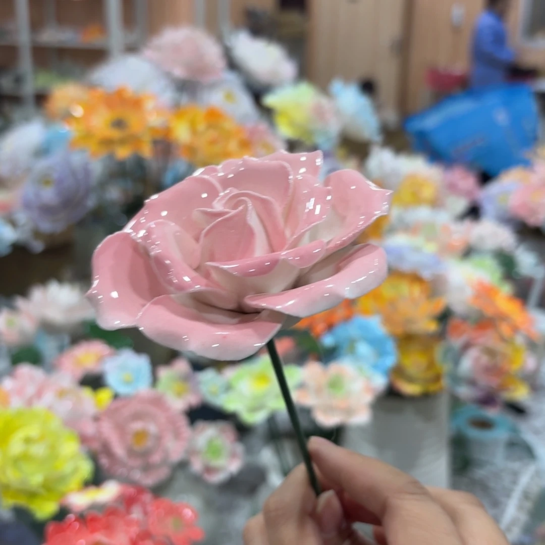 陶瓷花，20元发货，退款拉黑