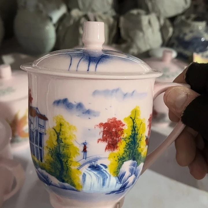 摆件景德镇现代陶瓷茶具