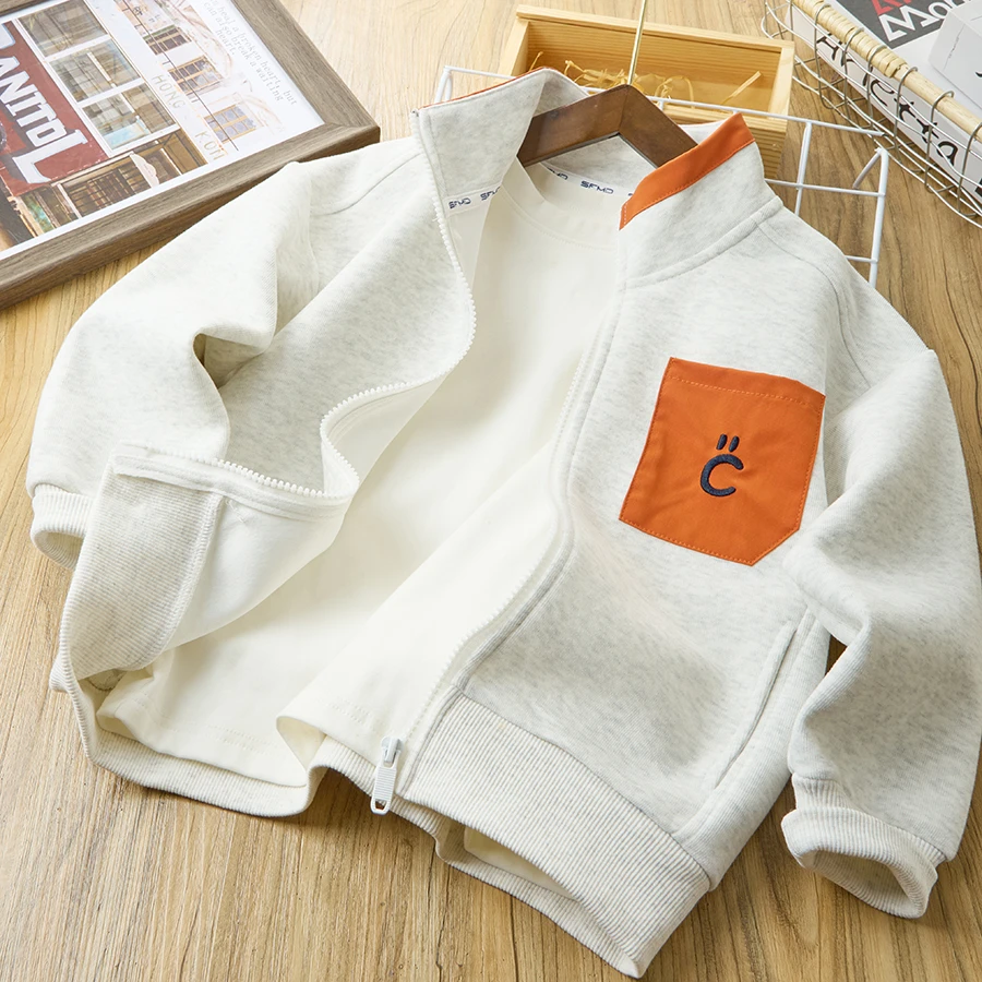 儿童2025新款潮流时尚外套男女中大童装外套25C03