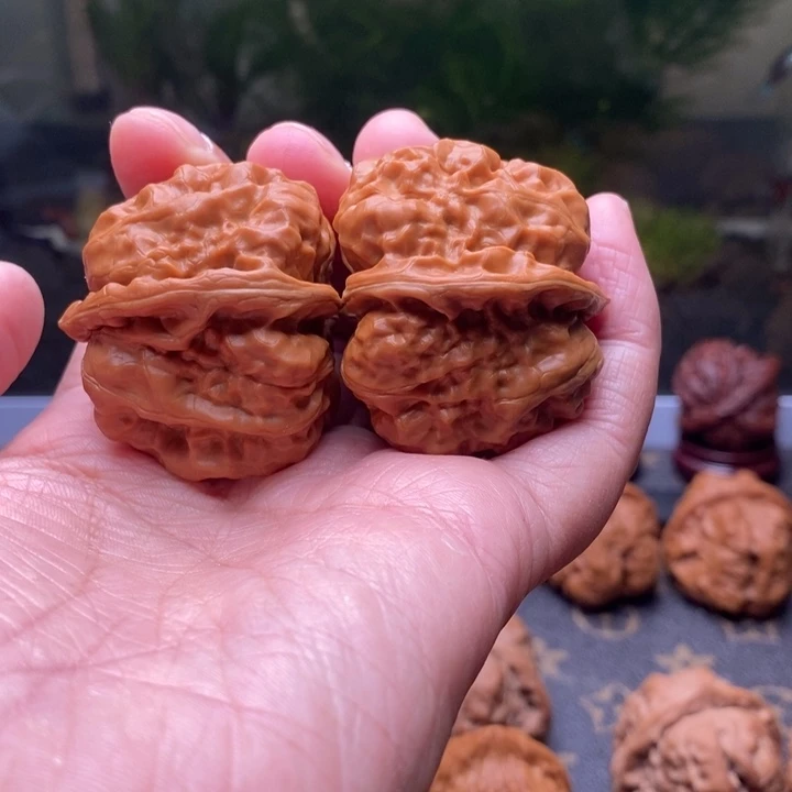 J***r文玩核桃把件蛙蛙蛙