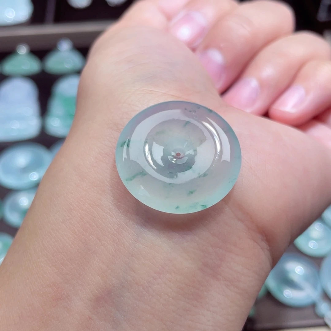 颈饰未镶嵌翡翠扣子