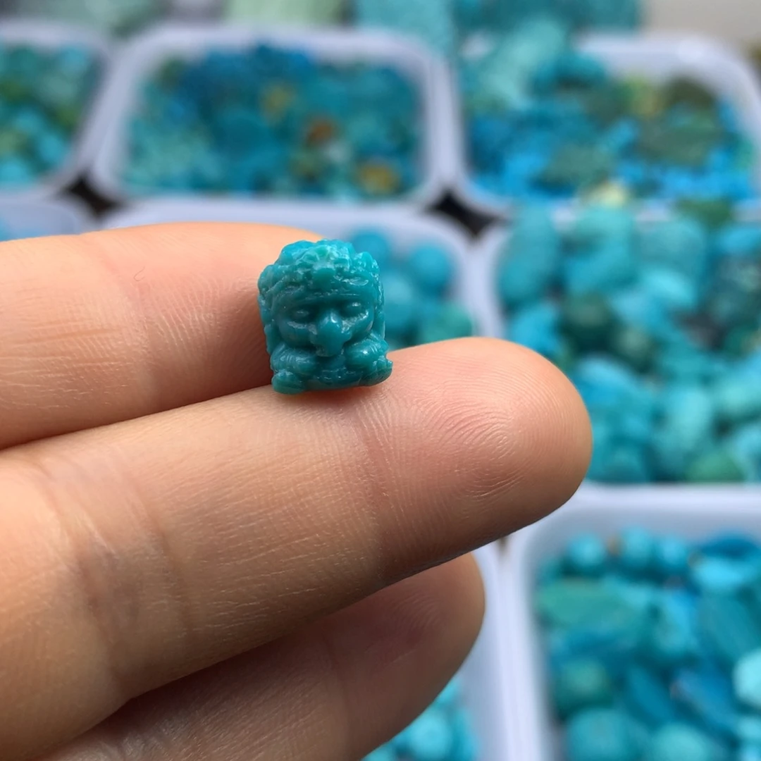 绿松石未镶嵌吊坠(不含链)11×9