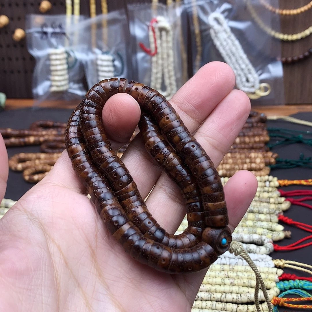 星月菩提吊坠C*卡九黑金大肠