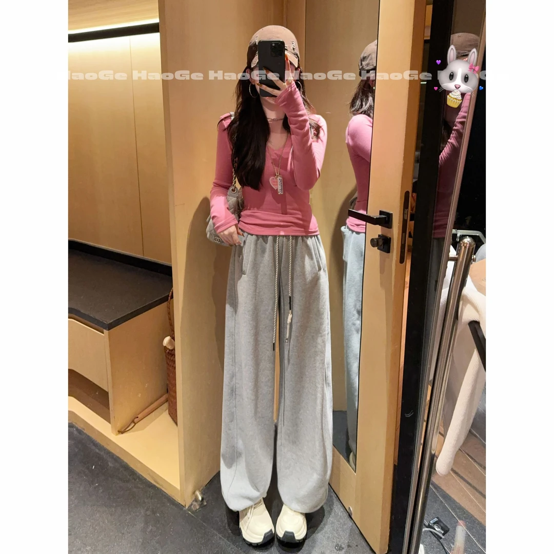 浩哥严选●雪季暖暖裤HGQ5XXK4854A休闲裤预韩版长裤显瘦直筒百搭