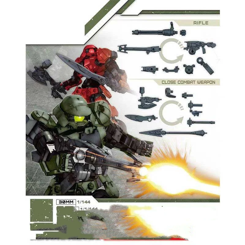 【小龙の配件包】30MM博尔塔诺瓦1/144武器套装，配件包小龙拼装池