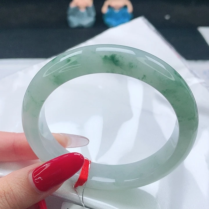未镶嵌手镯翡翠56圈