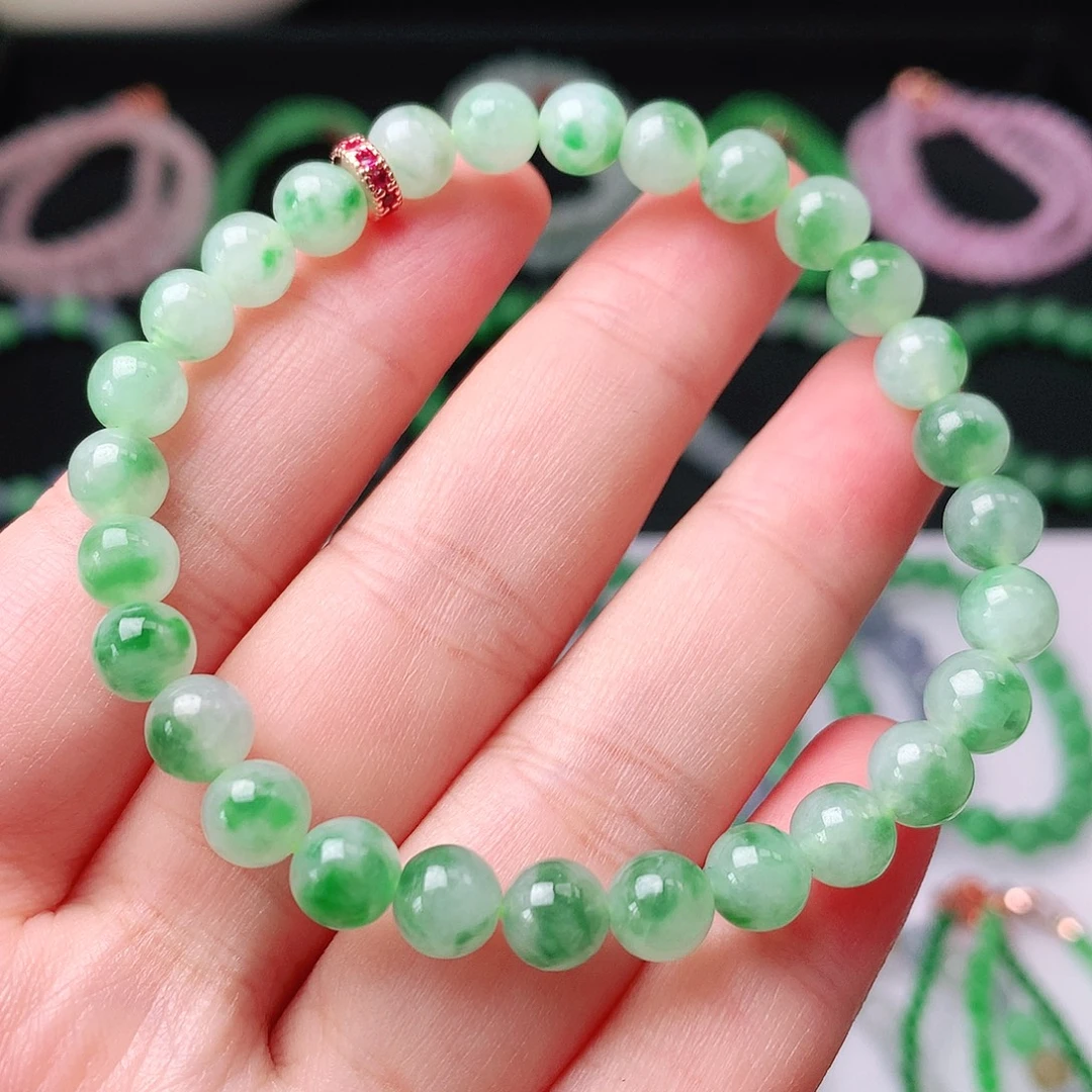 未镶嵌手链翡翠翡翠