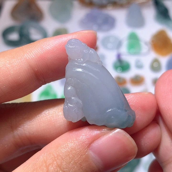 未镶嵌定制翡翠莲蓬