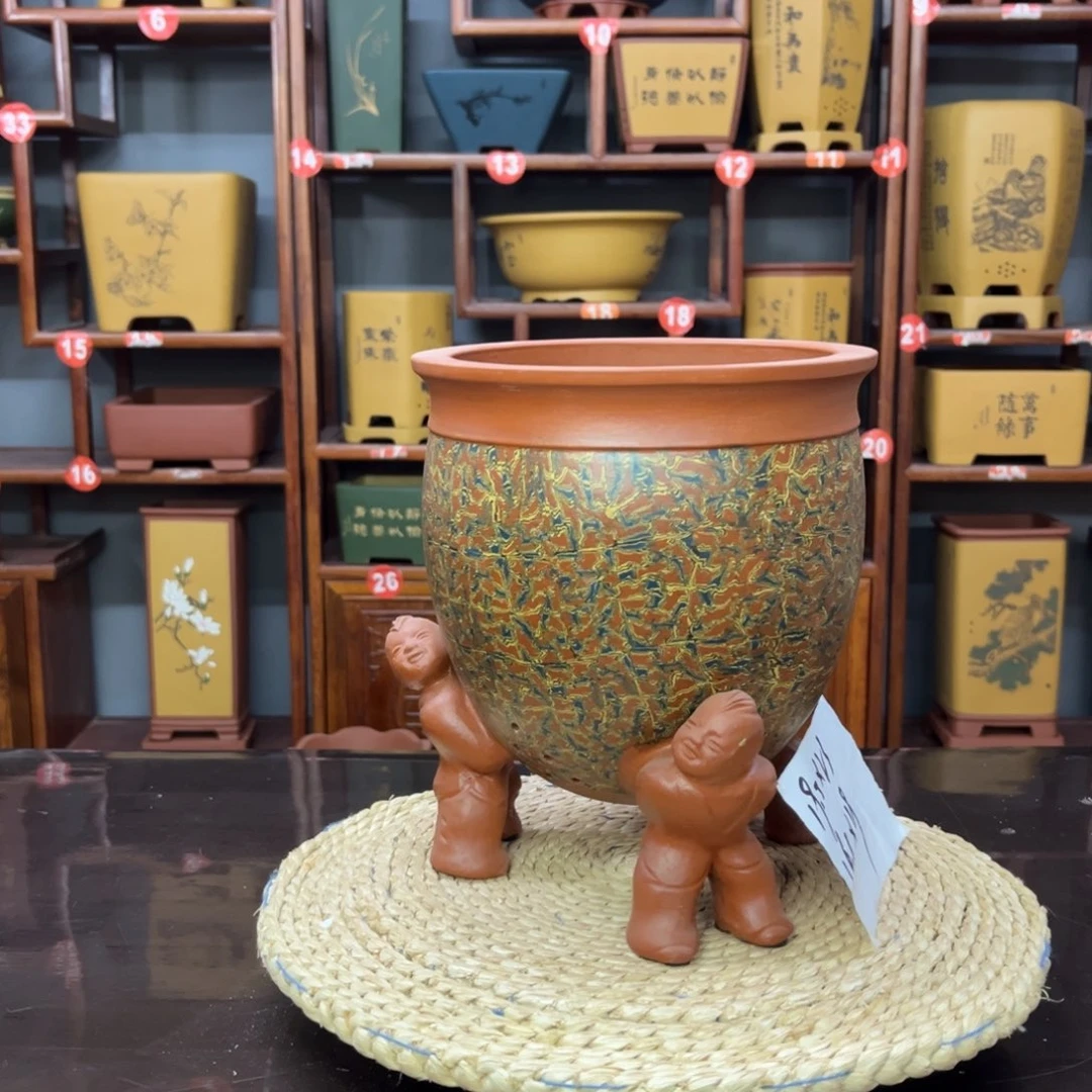 紫砂花盆紫砂花盆