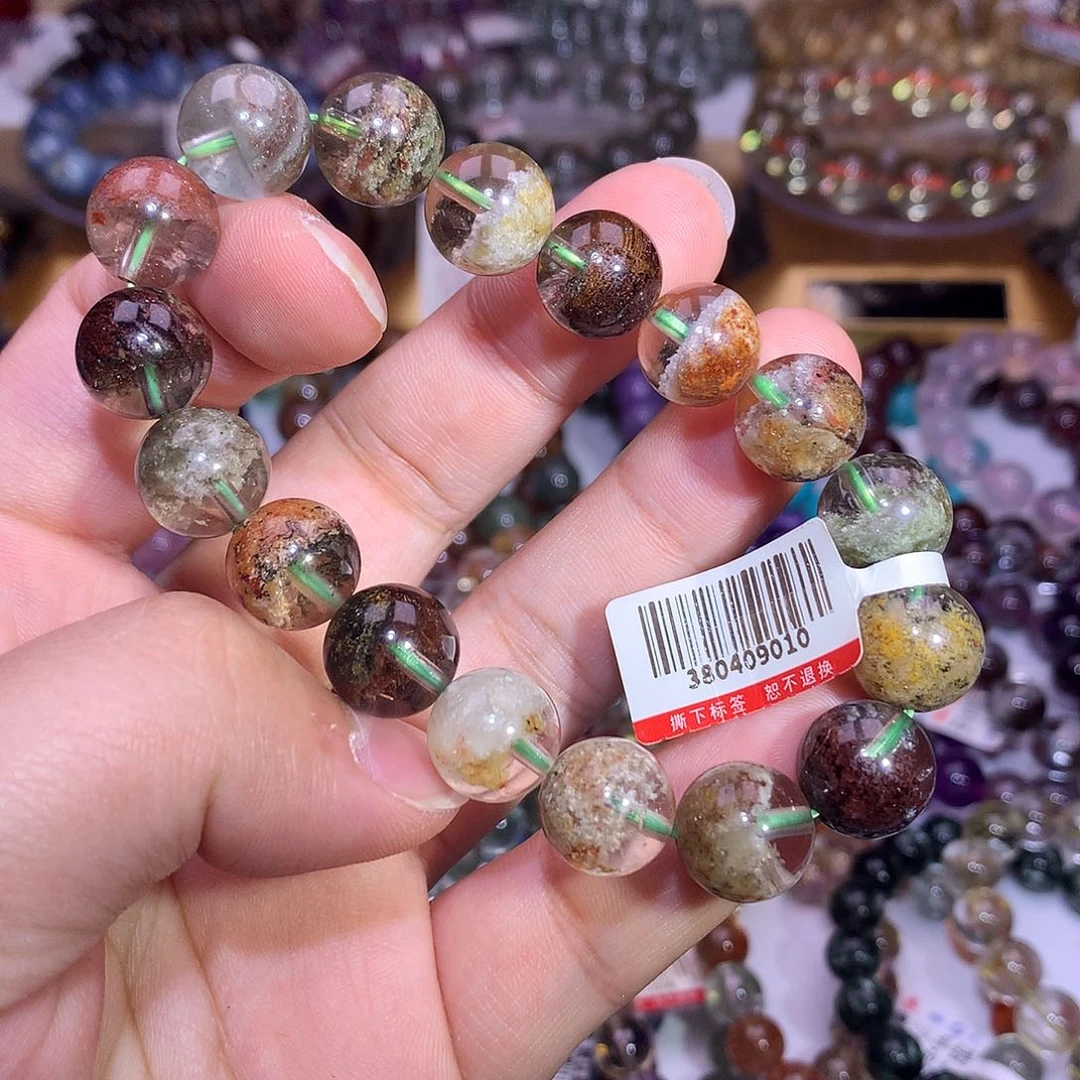 水晶手链未镶嵌12mm四季幽灵