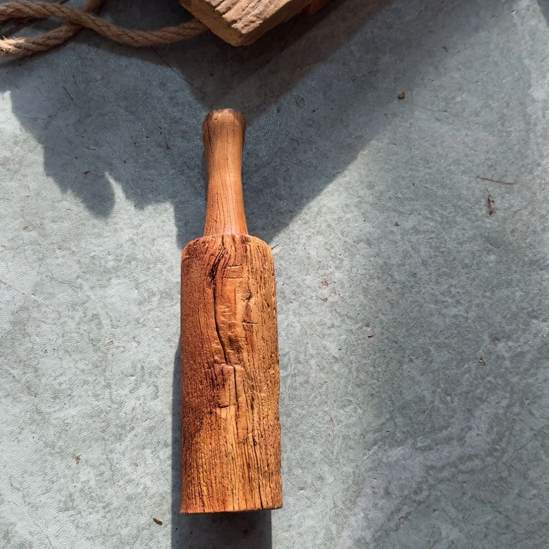 如****木风华纹理老枣木