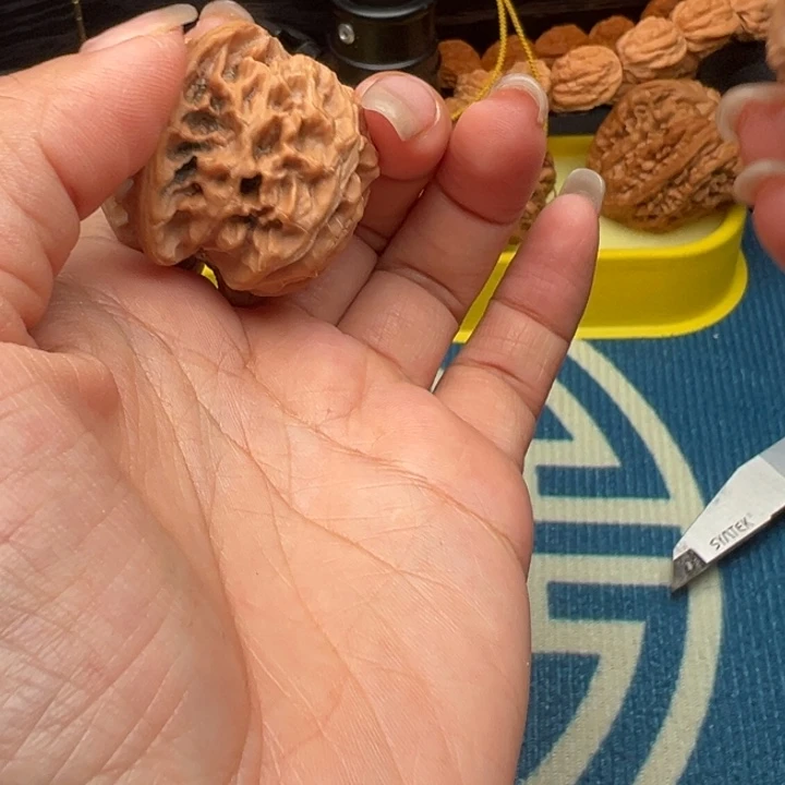 吊坠桃核文玩核桃苹果园