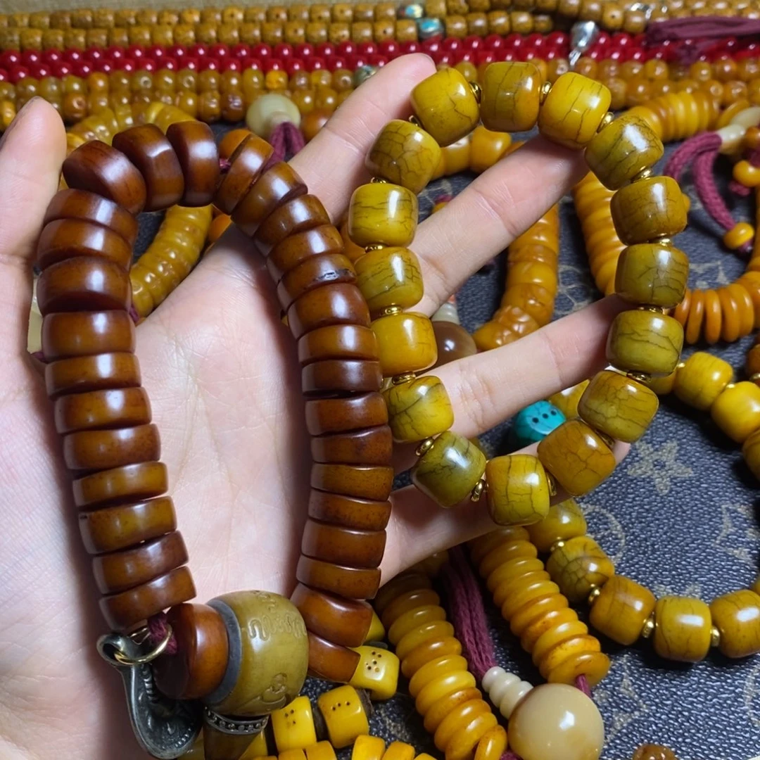 香榧木藏区手串可以牛骨