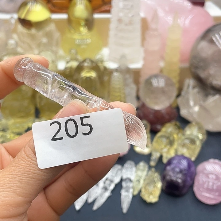 摆件未镶嵌水晶最****五摆件